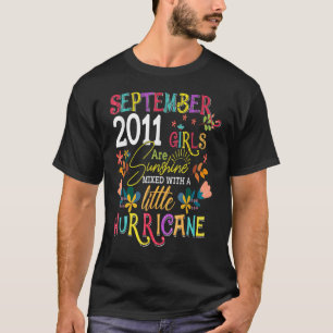 Birthday September 2011 Girls Are Sunshine Cute 11 T-Shirt