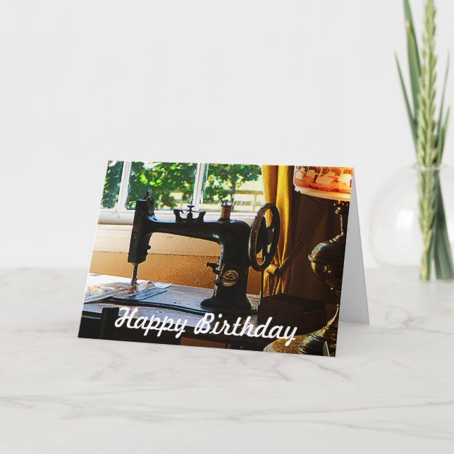Birthday - Sewing Card (Front)
