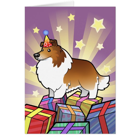 Birthday Shetland Sheepdog / Collie Card