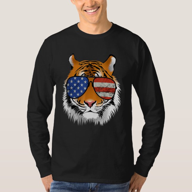 Birthday Shirt For Boy Cool Tiger Striped Animal T (Front)
