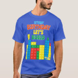 Birthday Shirt For Kids Let's Build Blocks Bricks<br><div class="desc">Birthday Shirt For Kids Let's Build Blocks Bricks Theme  .</div>