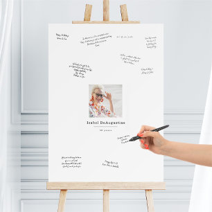 Birthday Signing Guest Book Alternative Foam Board
