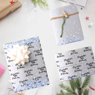 Light Blue Wrapping Paper