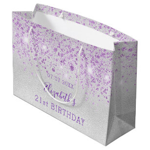 33cm x 26cm Birthday NEW Gift Envy Unicorn Glitter Beautiful Gift Bag Large 
