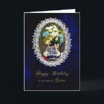 BIRTHDAY, SISTER, Antique Blue/White Vase, Flower Card<br><div class="desc">SEE MORE BIRTHDAY CARDS AND MOTHER'S DAY CARDS SAME IMAGE</div>