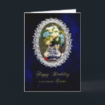 BIRTHDAY,  SISTER, Antique Blue/White Vase, Flower Card<br><div class="desc">SEE MORE BIRTHDAY CARDS AND MOTHER'S DAY CARDS SAME IMAGE</div>