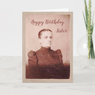 Birthday Sister Hope You're Happier than Her Card