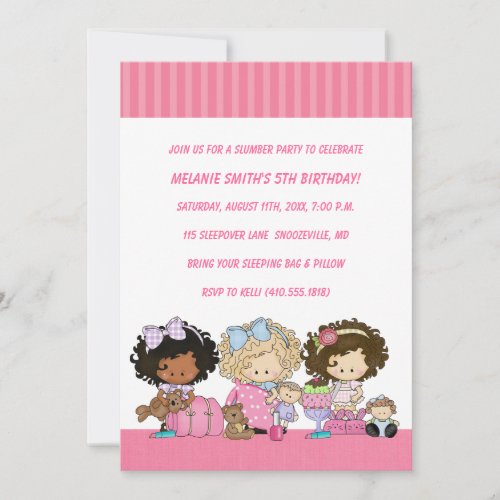 Birthday &amp; Slumber Party Invitations