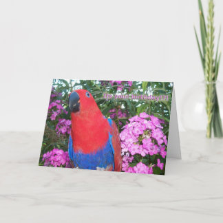 Birthday Smell Flowers Card