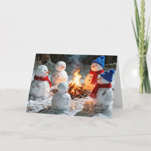 Birthday Snowmen Meltdown Humor Card