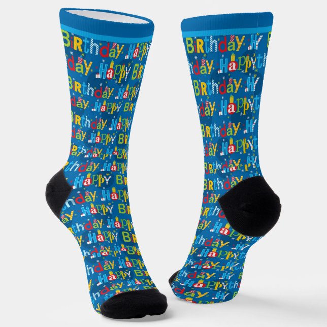 Birthday  socks (Angled)