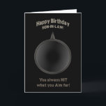BIRTHDAY - SON-in-LAW - GUN - AIM Card<br><div class="desc">IDEAL CARD FOR THAT SPECIAL GUY IN YOUR LIFE WHO HAS BROUGHT SO MUCH TO THE TABLE IN YOUR RELATIONSHIP. CONCEPT IS SIMPLY HE'S GOT EVERYTHING IN ORDER AND KNOWS EXACTLY THE MAN HE IS. NOTE: See same image for Birthdays and Father's Day cards - both in many different categories...</div>