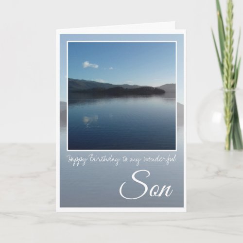 Birthday Son Loch Lomond Scotland Card