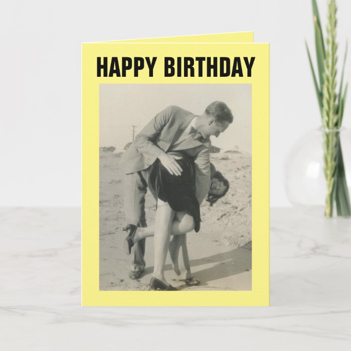 Birthday Spanking Card For Her