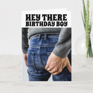 BIRTHDAY SPANKING CARDS FOR HIM, BOYFRIEND