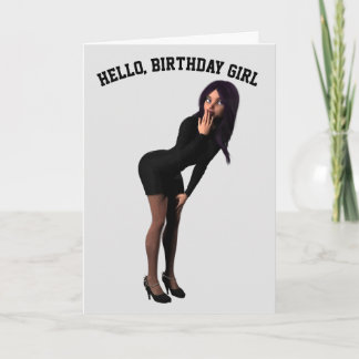 BIRTHDAY SPANKING GREETING CARD FOR WIFE HER