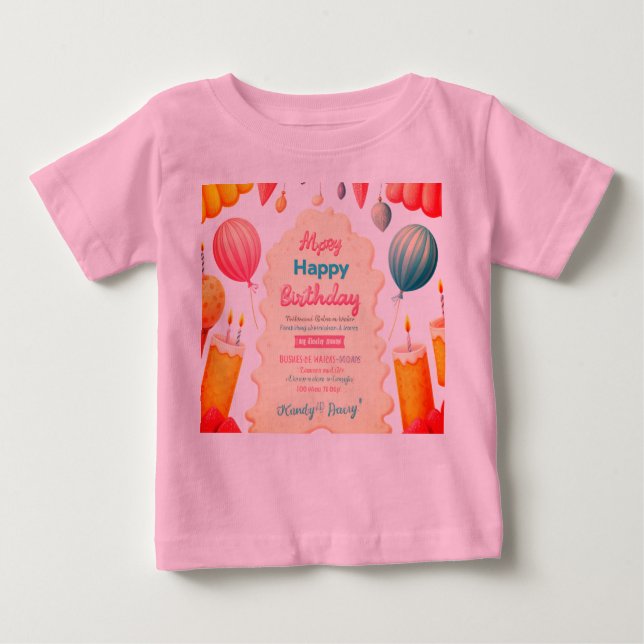 birthday specal  baby T-Shirt (Front)