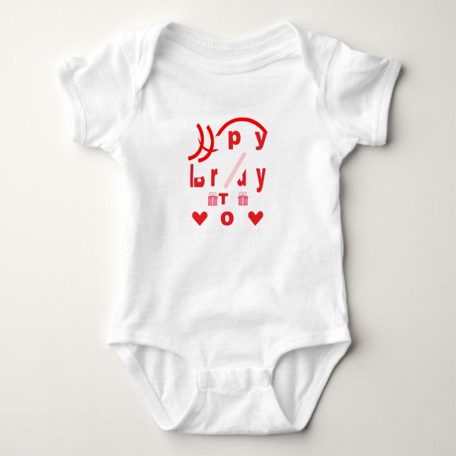 Birthday Special Design t-shirt, t-shirt for women Baby Bodysuit (Front)