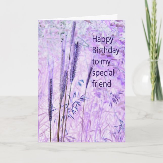 Birthday Special Friend Card (Front)