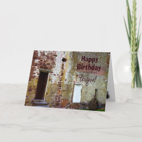 BIRTHDAY SPECIAL UNIQUE PERSON CARD