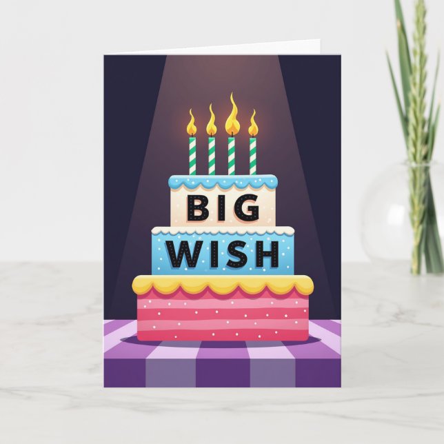 Birthday Spotlight Card (Front)