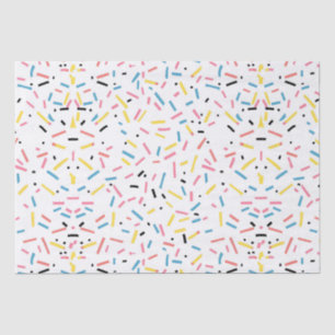 Birthday Sprinkles Candy Pattern Tissue Paper