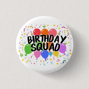 Birthday Squad Button