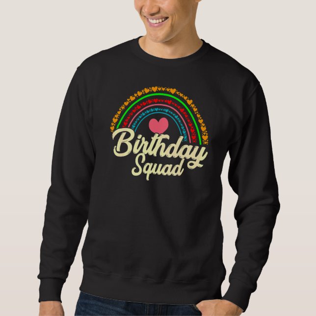 Birthday Squad Sweatshirt (Front)