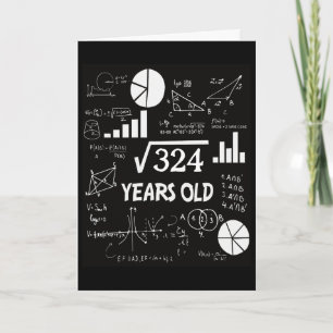 Birthday Square Root Math Teacher Queen Birthday Card