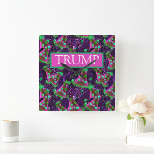 BIRTHDAY SQUARE WALL CLOCK