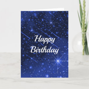 Birthday Star Galaxy Card