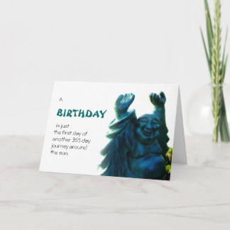 Birthday Statue Card