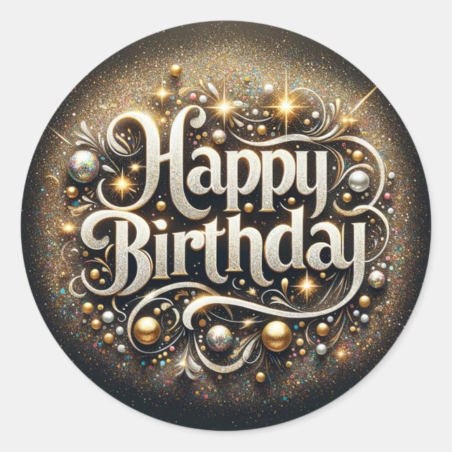 Birthday sticker (Front)