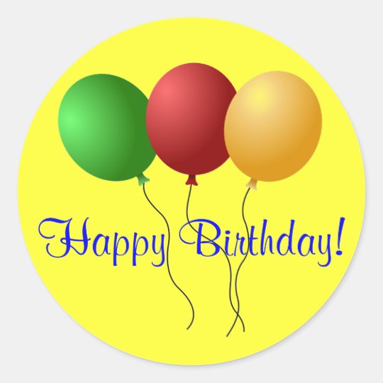 birthday sticker zazzlecom