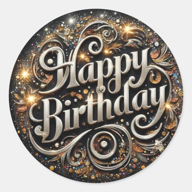 Birthday sticker (Front)