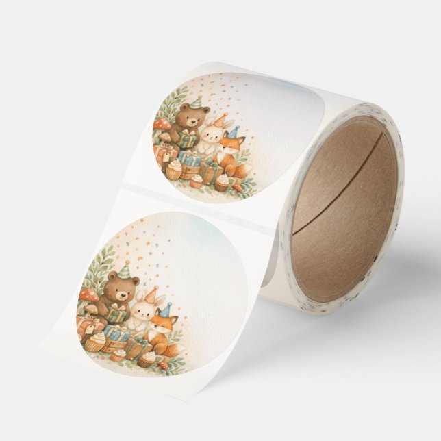 Birthday Sticker roll  (Roll)