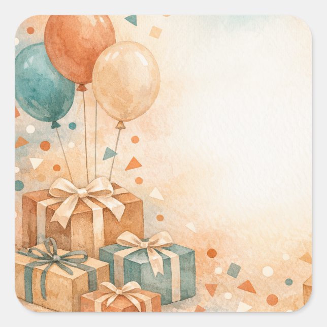 Birthday Sticker Sheets (Front)