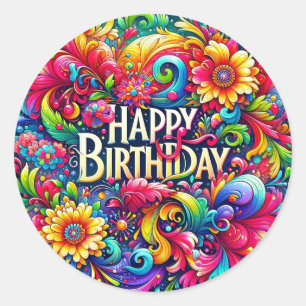 Birthday stickers