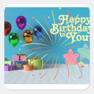 Birthday stickers