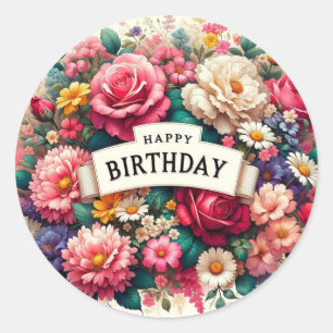 Birthday stickers