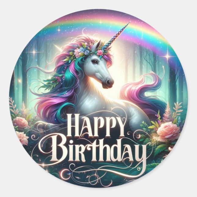 Birthday stickers (Front)