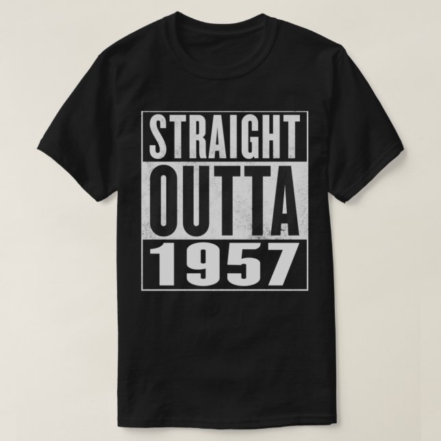Birthday  Straight Outta 1957 Pullover  (Design Front)
