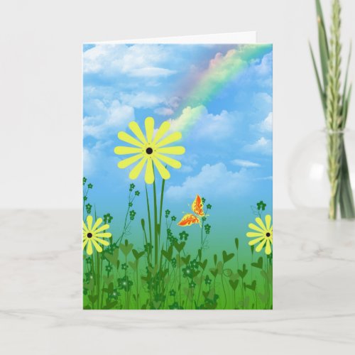 Birthday Summer Garden Card