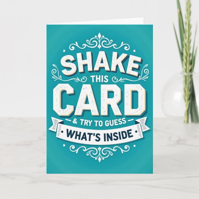 Birthday Surprise Game Card (Front)