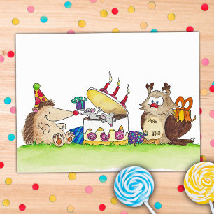 BIRTHDAY SURPRISE postcard by Nicole Janes