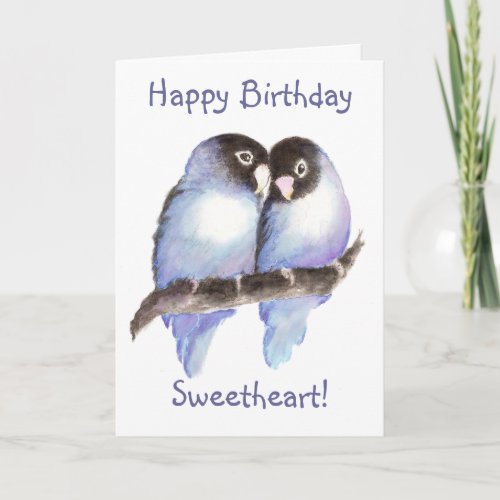 Birthday Sweetheart Card