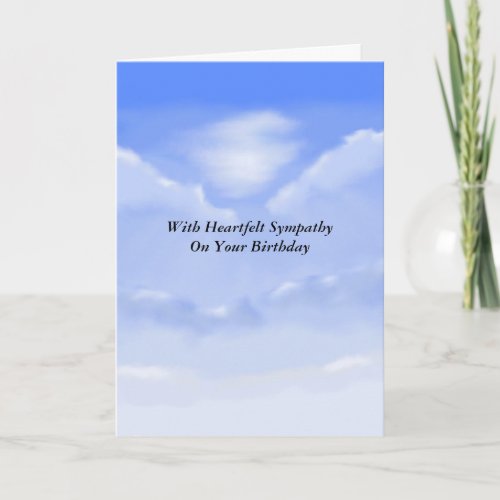 Birthday Sympathy Card