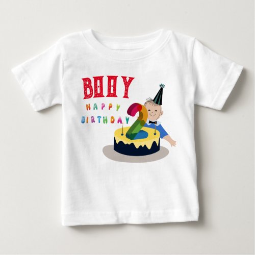 Birthday t_shirt for a 2 year old boy