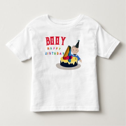 Birthday t_shirt for a 4 year old boy