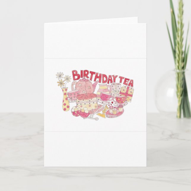 Birthday Tea Card (Front)